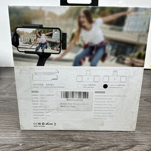 JOSTART Wireless Lavalier Microphone for iPhone Plug-Play with Charging Case - Picture 6 of 6